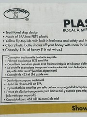 Little Giant PETE BPA Free Plastic Honey Jar Case Of 12 New Made In The USA