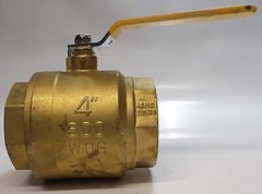 Jomar JF-100T 4″ Brass Ball Valve National Pipe Tapered