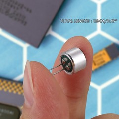 10 PCS 9.7mm x 7mm 2 Pin MIC Capsule Electret Condenser Miniphone X4O63849