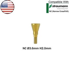 US Dental NC/RC Healing Cap Abutment Cover Screw Fits Straumann ITI BL/BLT