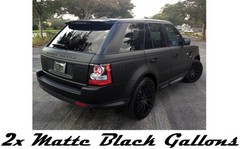2 Gallons Matte Black Ready to Spray Performix Plasti Dip Rubber Coat