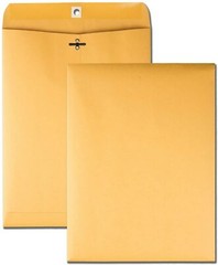9″ x 12″ Kraft Metal Clasp Envelope – Heavyweight 28# Gummed – PICK YOUR OWN QTY