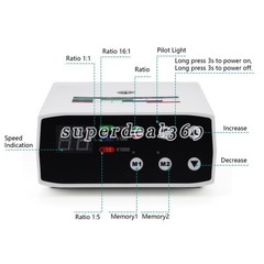 Dental Brushless Electric Micromotor/SANDENT 1:5 1:4.2 1:1 Fiber Optic Handpiece