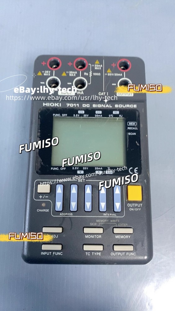 USED HIOKI 7011 0-25.000V 25.000mA DC Signal Source&lhy