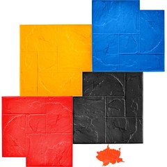 VEVOR Concrete Texturing Skin 24×24″ Concrete Stamps Mats Set Concrete Stamping