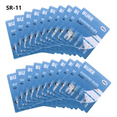 Dental Diamond Burs FG Standard for High Speed Handpiece FG1.6mm SR-11 5pcs/BOX