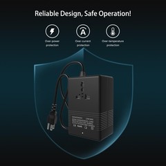 120Watts, Voltage Converter 110v to 220v, 110 to 220 Voltage Converter, Trans…