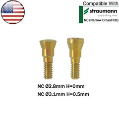 US Dental Healing Abutment NC/RC Healing Closure Caps Fit Straumann ITI BL/BLT