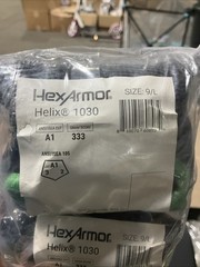 Hexarmor Work Gloves Helix 1030 Size 9/L Lightweight And Cut Resistant Pak Of 12