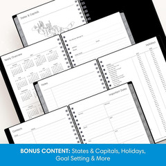 2027 Weekly and Monthly Planner Calendar, Includes January 2027 – December 2027,