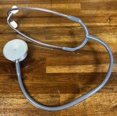 Vintage 1960s Littmann Stethoscope By Cardiosonics Original Pat Pend Collectors