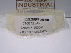 Intertape 7100 Clear Hot Melt Carton Sealing Tape 72mm x 1500m