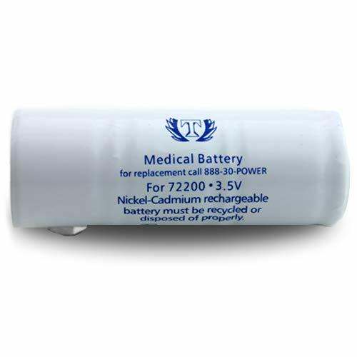 72200 3.5V Ni-Cad Rechargeable Replacement Battery For Welch Allyn Power Handles