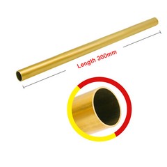 Brass Tube 1mm 2mm 3mm 4mm 5mm 6mm 7mm 8mm 9mm 10mm 11mm 12mm 13mm O.D. x 300mm