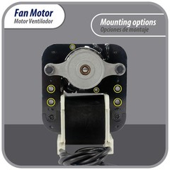 Appli Parts APFM-672 1/130 Hp Fan Motor, 220 V, 50/60 Hz, 3000 rpm, Reversible r