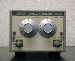 ANRITSU MN934A 0-65dB 1.3um Optical Attenuator SC Connector Tested Working
