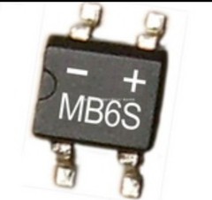 20PCS MB6S 0.5A 600V SOP-4 SMD Bridge Rectifier USA Seller