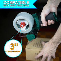 6 Rolls of Shipping Depot Carton Box Sealing Clear Packing Tape 2″ x 110 Yds