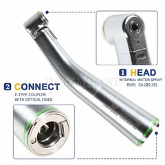 Dental 20:1 LED Fiber Optic Implant Contra Angle Handpiece SG20L Fit NSK Ti-Max