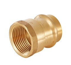 25 PCS EFIELD 1/2 “Press FitX 1/2” Female NPT Brass Adapter,Full Port, Lead Free