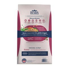 Ultra Fat Dogs Weight Control Dog Food for Adults Chicken, Salmon, Barley,24 lbs