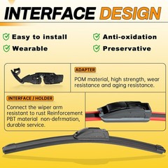 and Windshield Wipers Blades,OEM Quality Premium All-Seasons