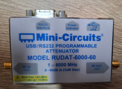 Mini-Circuits USB Programmable Attenuator, RUDAT-6000-60, 1-6GHz