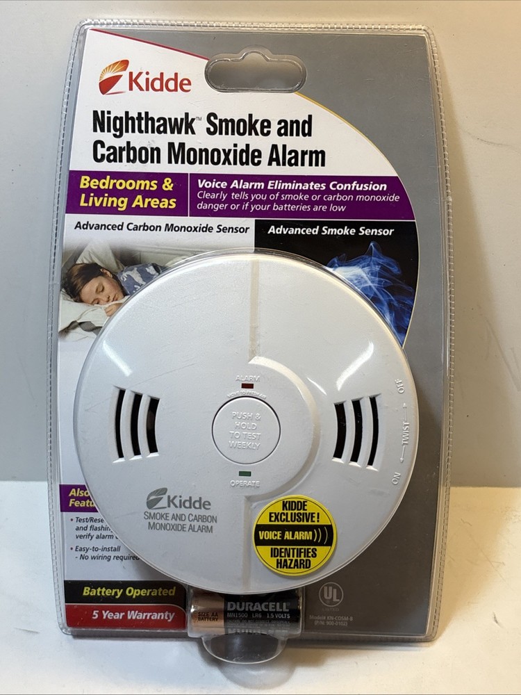Kidde Nighthawk Smoke & Carbon Monoxide Voice Alarm