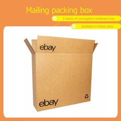 25pcs pack 12 “x 6″x 6” Shipping Packing corrugated cardboard boxes color logo