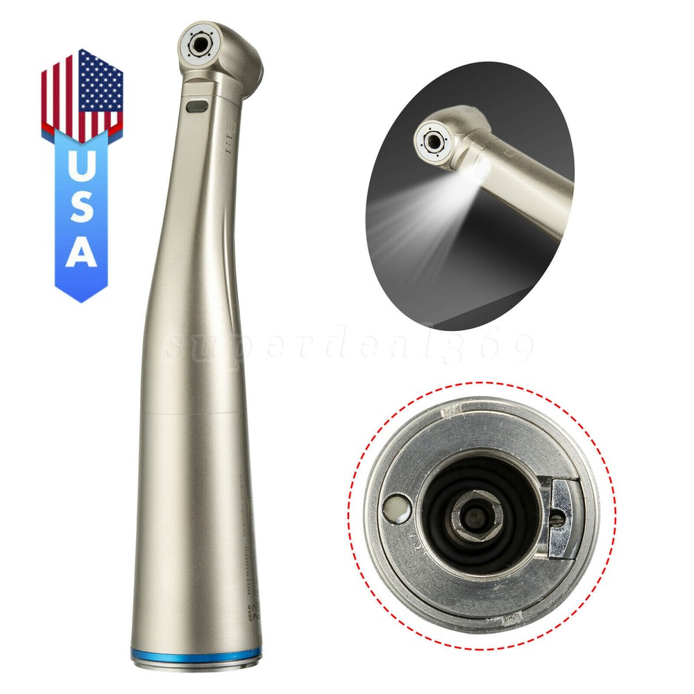 Dental 1:1 /1:5 /1:4.2 Increasing Fiber Optic LED Contra Angle handpiece MX