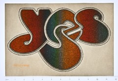 VINTAGE 1970s Heat Transfer | YES Band Rainbow Glitter – Techni-Glitter