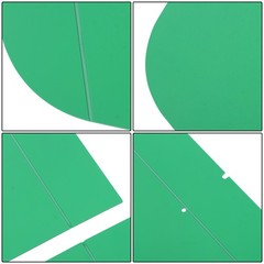 52″ X 52″ ROPS Tuff Top Tractor Canopy For John Deere 2″ x 2″ or 2″ x 3″ Green