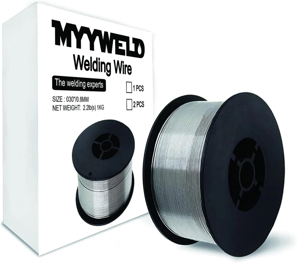 2.2Lb (1 Kg) MYYWELD Flux Cored Mig Welding Wire Mild Steel E71TGS.030-Diameter