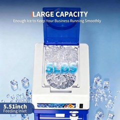 300LBS/H 500W Commercial Ice Shaver Electric Snow Cone Machine Ice Crusher US