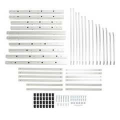 7-Tier Horizontal Storage Rack 5FTx 3FTx5 1/2FT Floor Standing Lumber For Garage