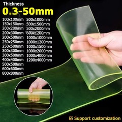 PU Rubber Sheet Polyurethane Plate Urethane Rubber Board Cushion Thick 1mm-50mm