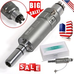 US NSK Style Dental Slow Low Speed Air Motor Handpiece 2/4 Hole E-type B2/M4