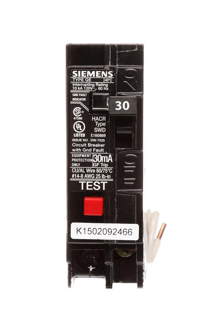 QE130 – Siemens – 30 Amp GFEP Circuit Breaker