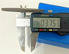 2-1/2″ x 1/8″ x 3/8″ CUT OFF WHEEL 2.5″ 36 GRIT TYPE 1 [25,000rpm] (QTY:5) NOS