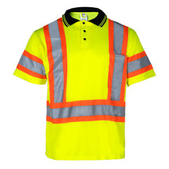 Two Tone ANSI/ISEA Class 3 type R Safety Quick-Dry Polo Shirts JORESTECH