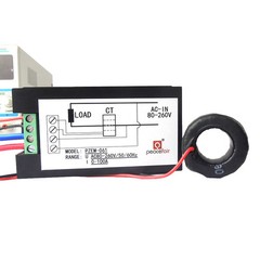 AC 20A 100A Digital Panel Meter Monitor Watt Kwh Power Energy Voltmeter Ammeter