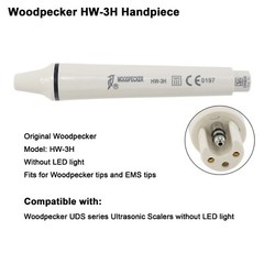 Original Dental Woodpecker Ultrasonic Scaler Handpiece Piezo HW-3H For EMS Tips