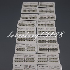 36 Types Dental Bracket Mini/Standard Roth/Edgewise/MBT 018/022 No Hook/3/345