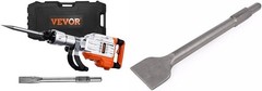 VEVOR 3500W Electric Demolition Jack Hammer 1900 BPM