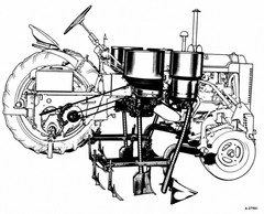 IH International Farmall Super C 200 2C-279 Blackland Planter Side Owners Manual