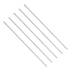 5 Pcs 1mm 0.04″ Dia 10″ Length Metal Solid GR5 TC4 Titanium Round Rod Stock