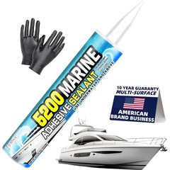 5200 Marine Sealant for Boats & RVs-Fast-Cure (30 Mins), Waterproof, UV-Resis.