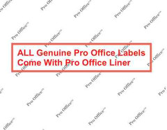 PO13 200 Sheets/400 Labels Pro Office Round Corner Self-Adhesive shipping Label
