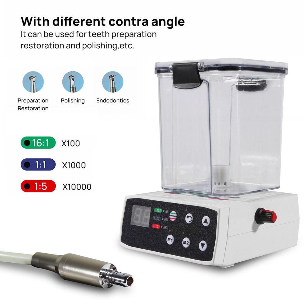 Dental LED Brushless Electric Micromotor/1:1 1:5 Increasing Handpiece F/Practice