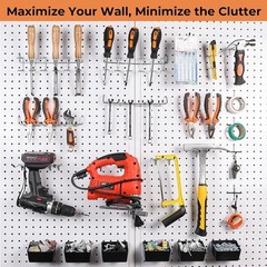 320PCS Pegboard Organizer Kit with 20 Bins